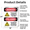 Signmission Do Not Store Flammable Materials Bilingual Danger Sign, Aluminum, 18in W x 24in L, 2PK OS-2PACK-DS-A-1824-VS-1174 - alternate 8
